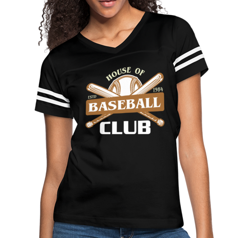 HOUSE OF BASEBALL Women’s Vintage Sport T-Shirt - black/white
