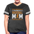 BASEBALL MOM Women’s Vintage Sport T-Shirt - vintage smoke/white