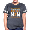 BASEBALL MOM Women’s Vintage Sport T-Shirt - vintage navy/white
