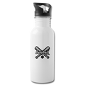 Baseball Bat Water Bottle - white