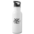 Baseball Bat X Water Bottle - white