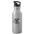 Baseball Bat X Water Bottle - silver