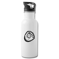 Baseball Glove Water Bottle - white