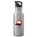 Baseball Hat Water Bottle - silver