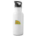 Baseball Field Water Bottle - white