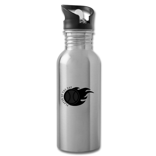 Player Of The Day Water Bottle - silver