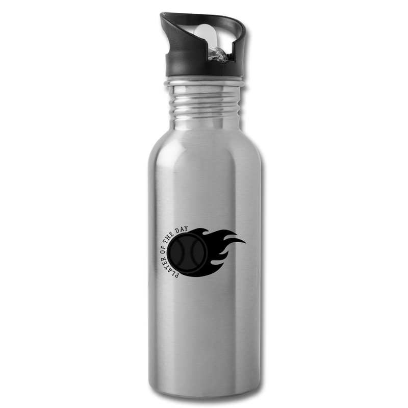Player Of The Day Water Bottle - silver
