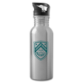 Legendary Division Baseball Water Bottle - silver