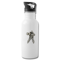 Space Baseball Water Bottle - white
