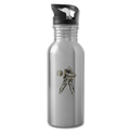 Space Baseball Water Bottle - silver