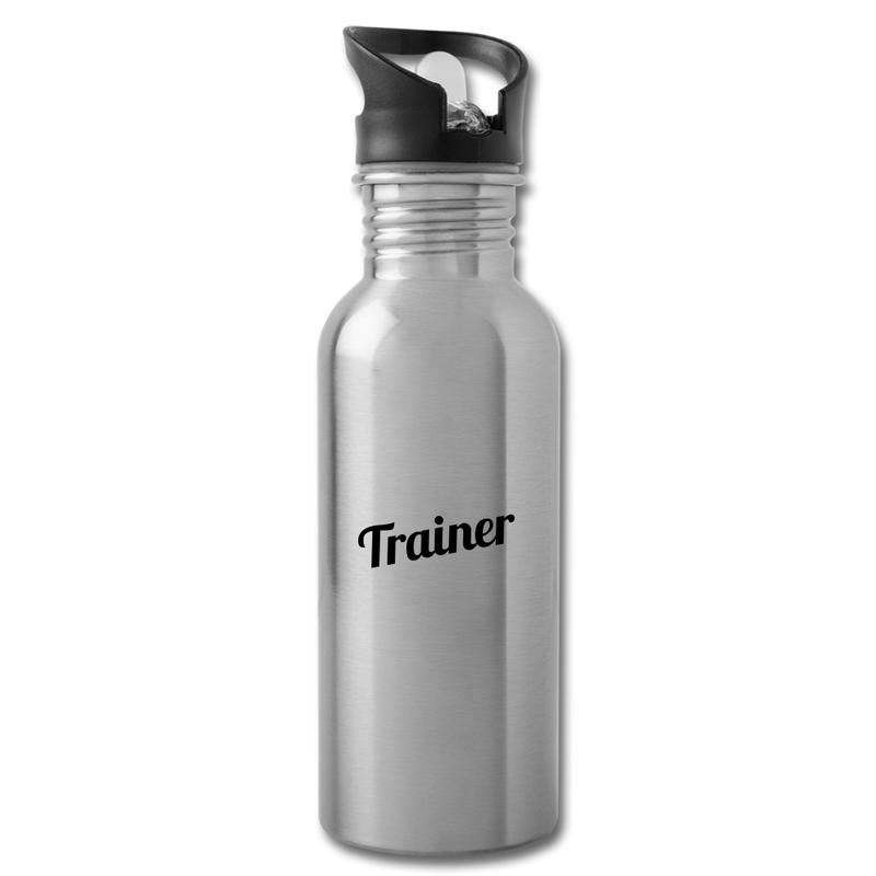 Trainer Water Bottle - silver