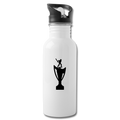 Baseball Trophy Water Bottle - white