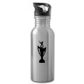 Baseball Trophy Water Bottle - silver