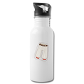 Baseball Trousers Water Bottle - white