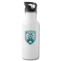 Baseball Team Water Bottle - white