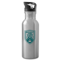 Baseball Team Water Bottle - silver
