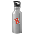 Baseball Jersey Water Bottle - silver