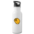 Baseball Glove Water Bottle - white