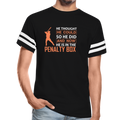 HE THOUGHT HE COULD Vintage Sport T-Shirt - black/white