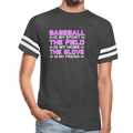 BASEBALL IS MY SPORT Vintage Sport T-Shirt - vintage smoke/white