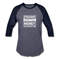 STRAIGHT OUTTA MONEY T-Shirt - heather blue/navy